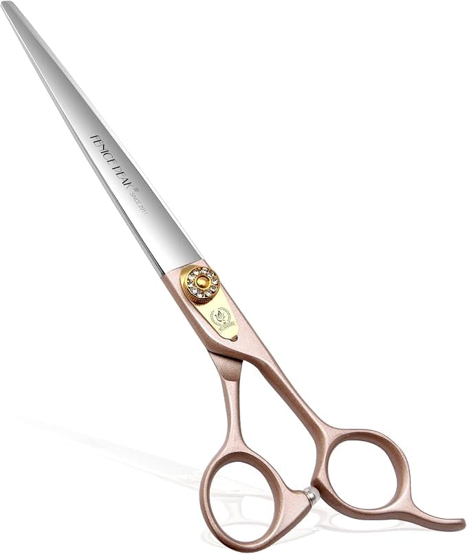 Gerade Hundeschere Roségold, 7"